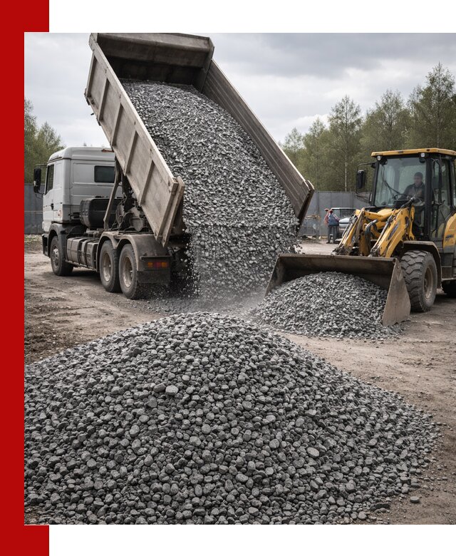 Доставка и продажа щебня гранитного в Дальнегорске