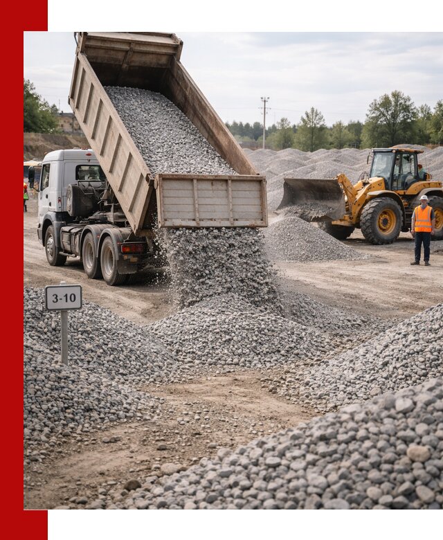 Гранитный щебень фракции 3–10: доставка и продажа в Дальнегорске