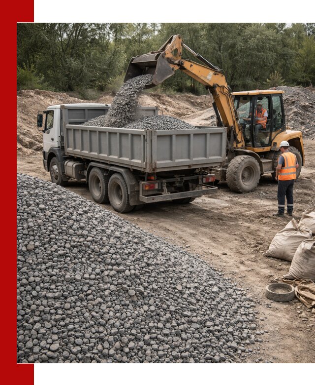 Доставка гравийного щебня в Дальнегорске оптом и в розницу