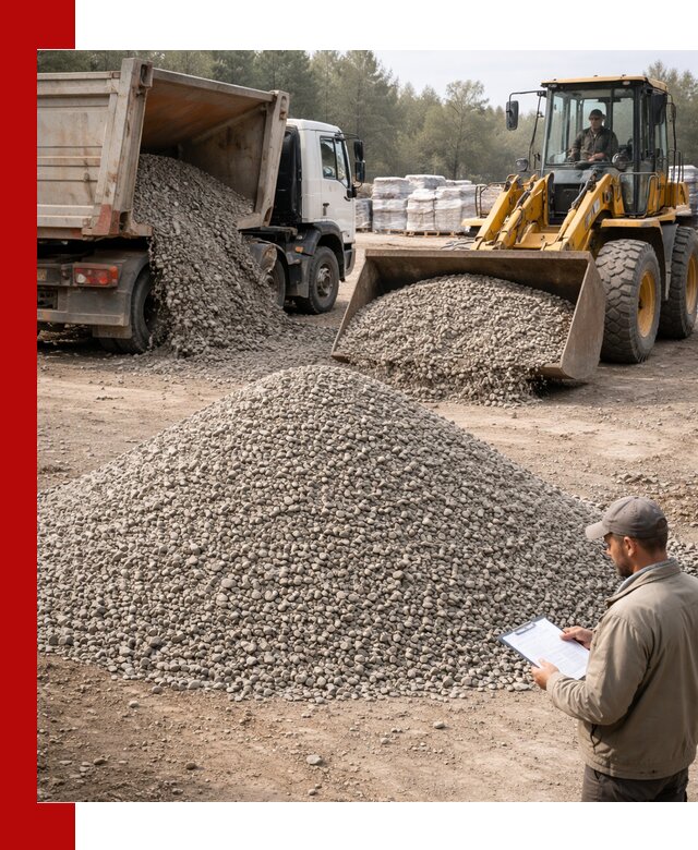 Гравийный щебень фракция 5–10 с доставкой в Дальнегорске