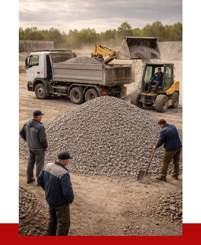 Гравийный щебень фракция 5-20 в Дальнегорске от 2473 р. ПРОНЕРУДДль