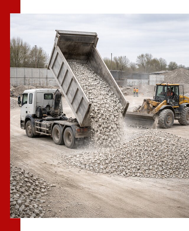 Доставка и продажа известнякового щебня в Дальнегорске