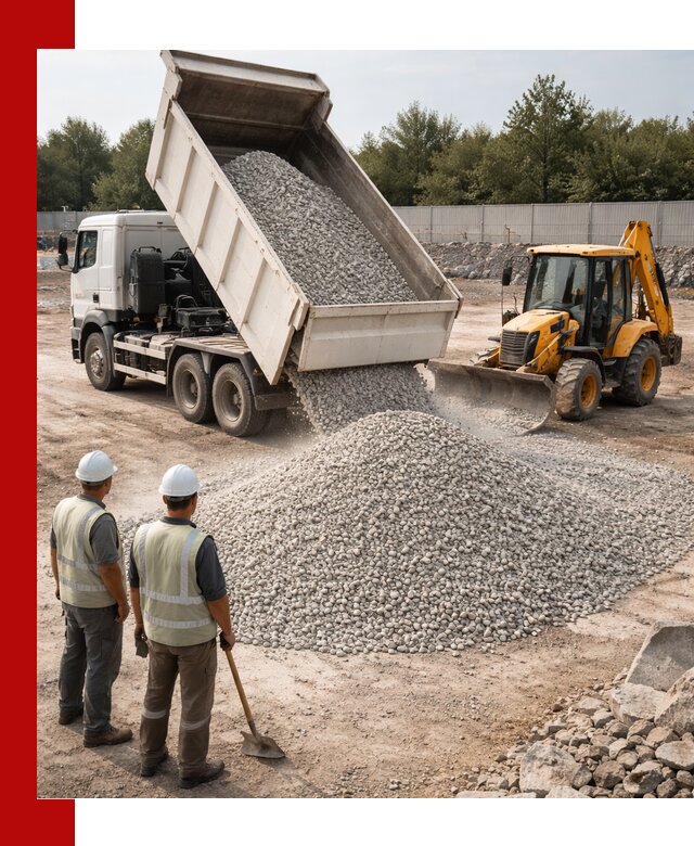 Купить известняковый щебень фракции 5–10 мм с доставкой в Дальнегорске