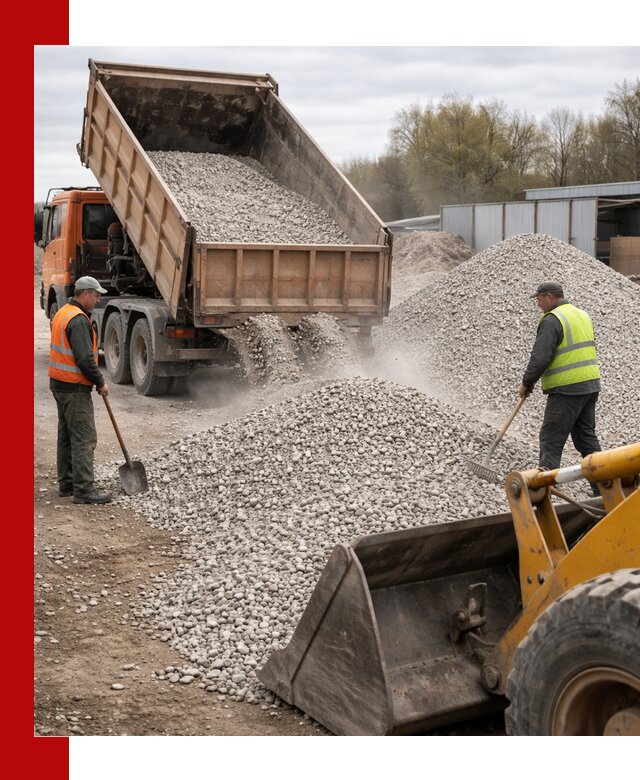 Доломитовый щебень фракции 5-20 с доставкой в Дальнегорске