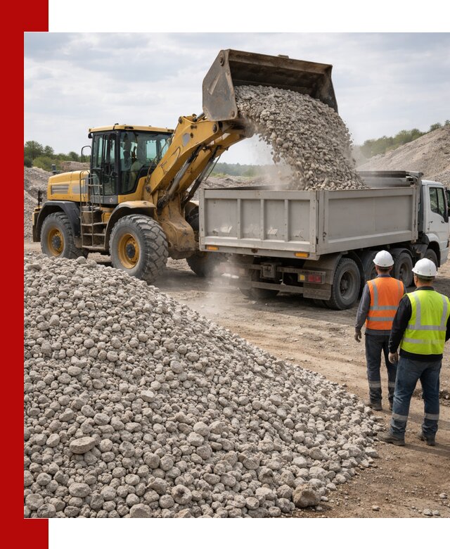 Доломитовый щебень фракция 40–71 доставка и продажа в Дальнегорске