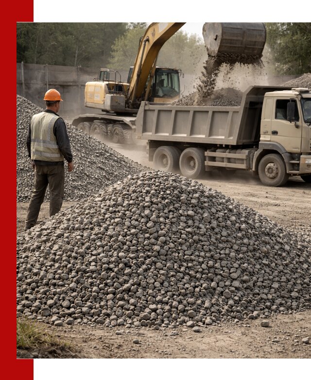 Шлаковый щебень фракция 5-20 с доставкой в Дальнегорске