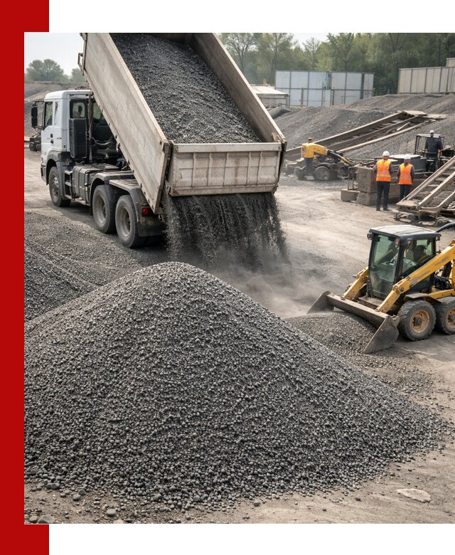 Вторичный щебень фракция 0–5 с доставкой в Дальнегорске