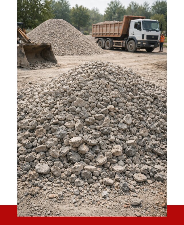 Вторичный щебень фракция 20-40 в Дальнегорске от 2267 р ПРОНЕРУДДль