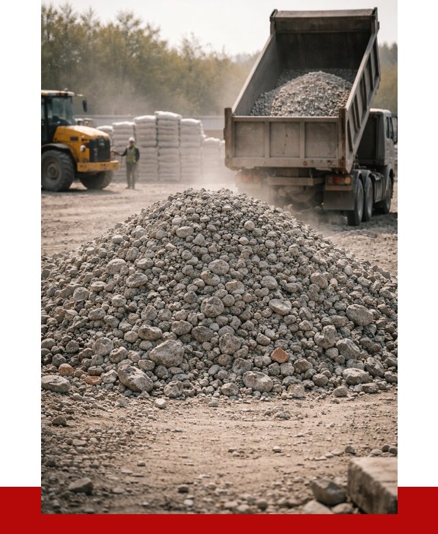 Вторичный щебень фракция 70-150 в Дальнегорске от 1443 р. | ПРОНЕРУДДль