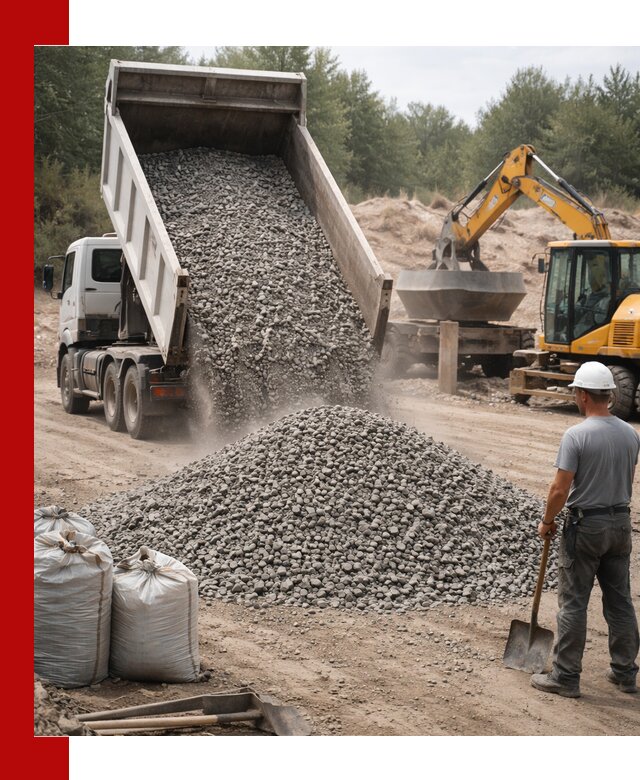 Доставка и продажа бетонного щебня в Дальнегорске