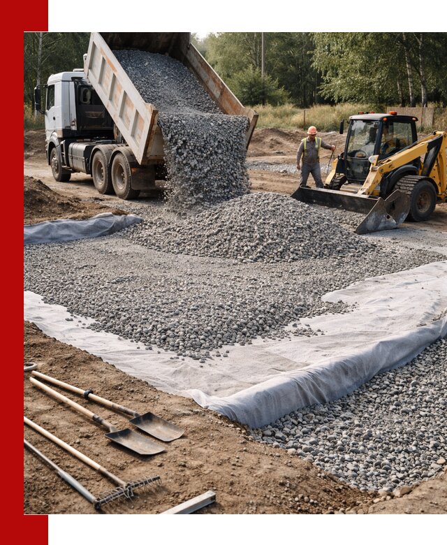 Щебень для фундамента с доставкой в Дальнегорске