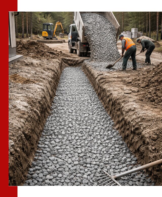 Щебень для дренажа с доставкой в Дальнегорске высокого качества