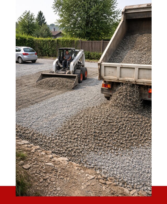 Щебень для парковки в Дальнегорске с доставкой от 1236 р.| ПРОНЕРУДДль
