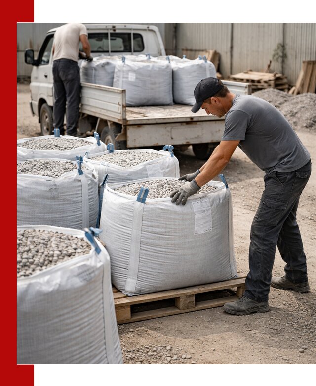 Доставка щебня в мешках по выгодным ценам в Дальнегорске