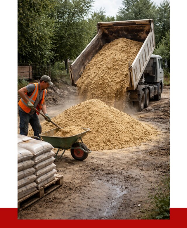 Купить песок с доставкой в Дальнегорске от 1855 р. | ПРОНЕРУДДль