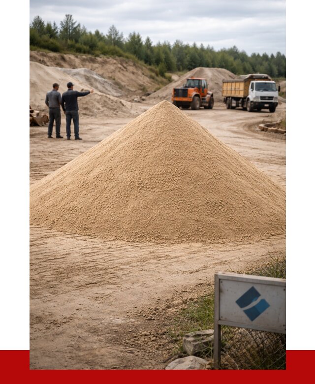 Карьерный песок навалом в Дальнегорске от 1855 р. | ПРОНЕРУДДль