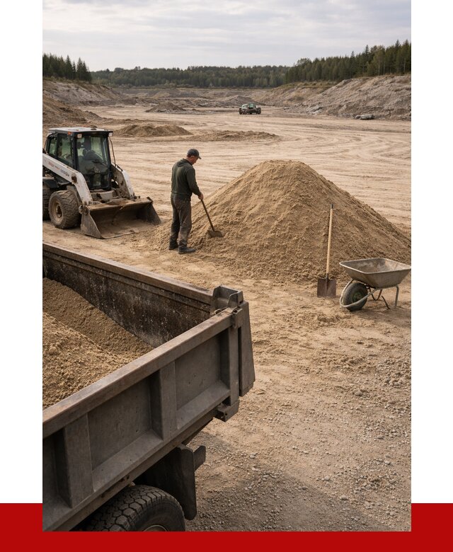 Карьерный песок среднезернистый в Дальнегорске, от 2267 р. ПРОНЕРУДДль
