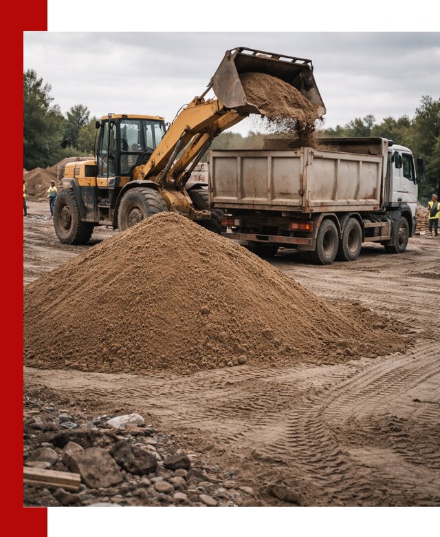 Доставка речного песка навалом в Дальнегорске быстро и выгодно