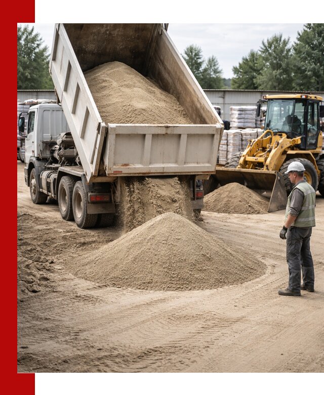 Поставка и доставка песка для бетона в Дальнегорске