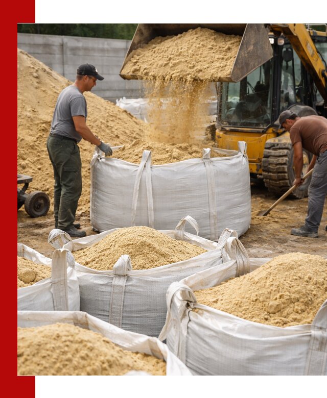 Поставка качественного песка для кладки в Дальнегорске