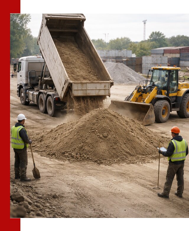 Доставка и продажа пескогрунта оптом и в розницу в Дальнегорске