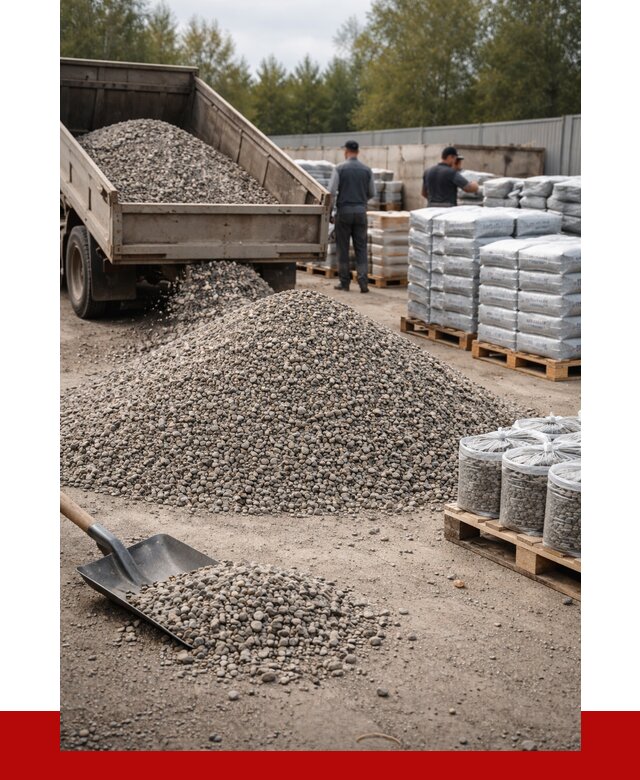 Гравий фракция 5-20 в Дальнегорске купить от 2370 р. ПРОНЕРУДДль