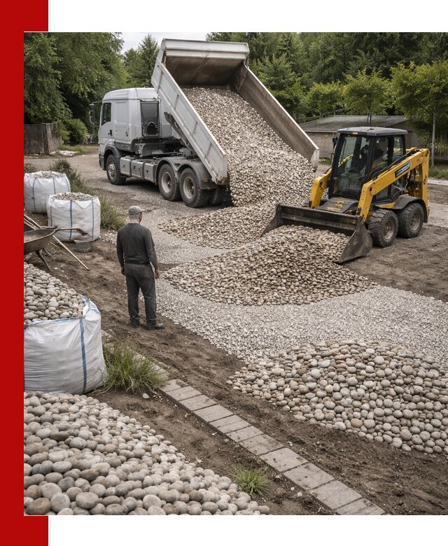 Доставка морской гальки оптом и в розницу в Дальнегорске