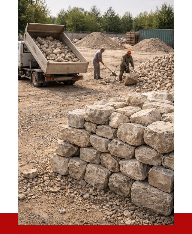 Бутовый камень известняковый в Дальнегорске от 4328 р. | ПРОНЕРУДДль