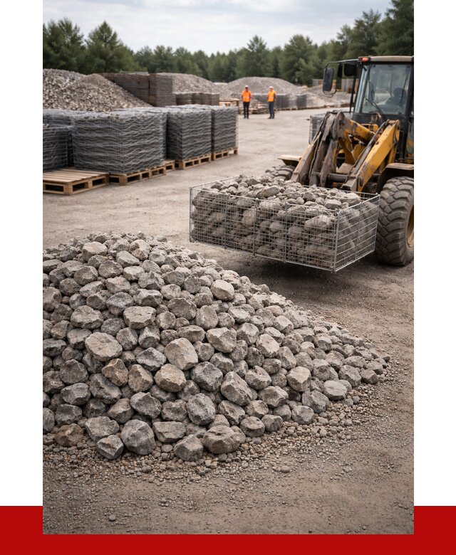 Камень для габионов фракция 70-150 в Дальнегорске от 4328 р. | ПРОНЕРУДДль