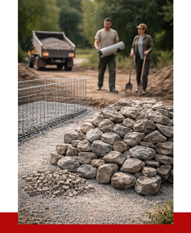 Камень для габионов фракция 100-200 в Дальнегорске от 4946 р. | ПРОНЕРУДДль