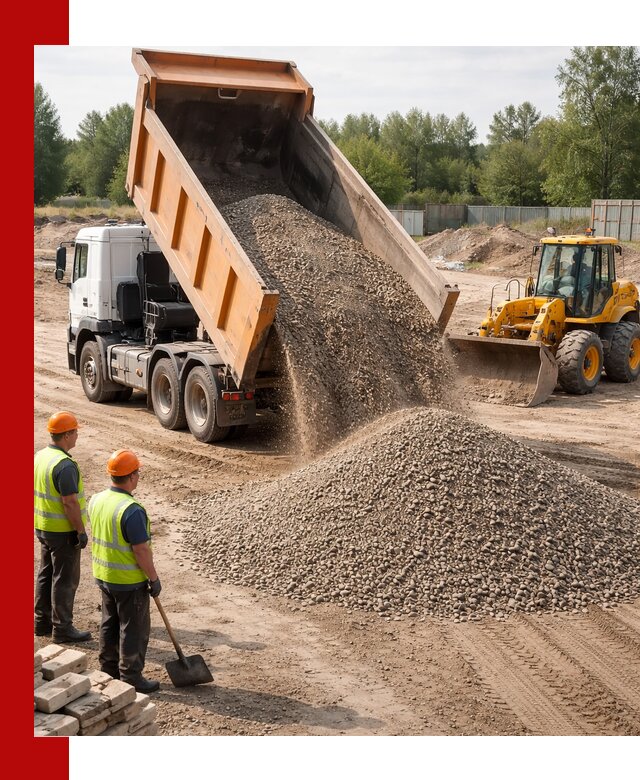 Доставка щебёночно-песчаной смеси ЩПС С7 в Дальнегорске