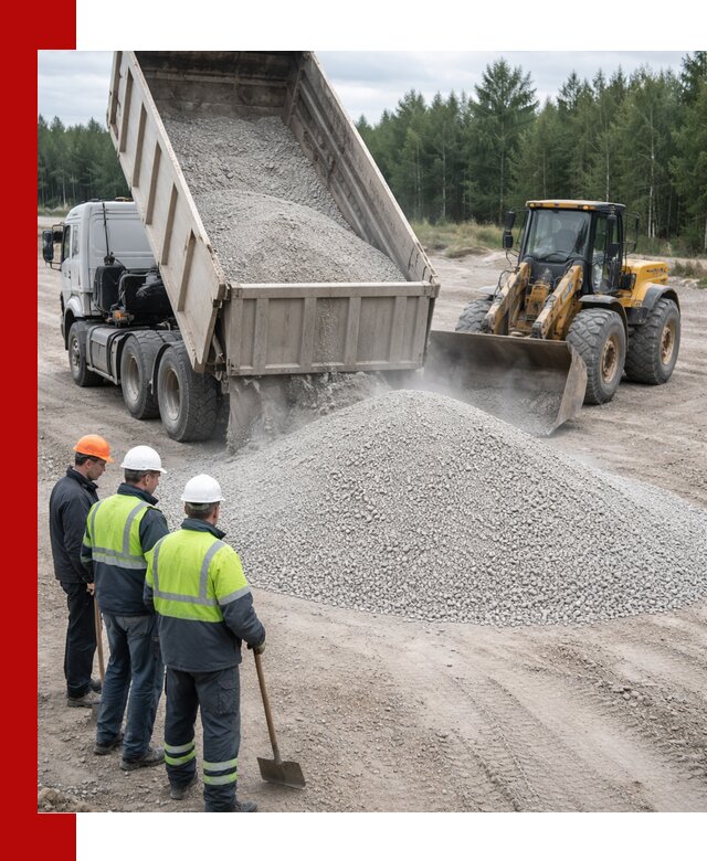 Известняковый отсев 0-5 доставка в Дальнегорске быстро и выгодно