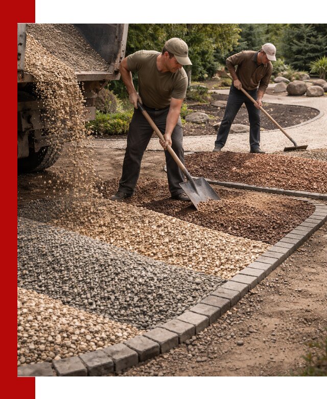 Декоративная крошка для ландшафта в Дальнегорске — продажа и доставка