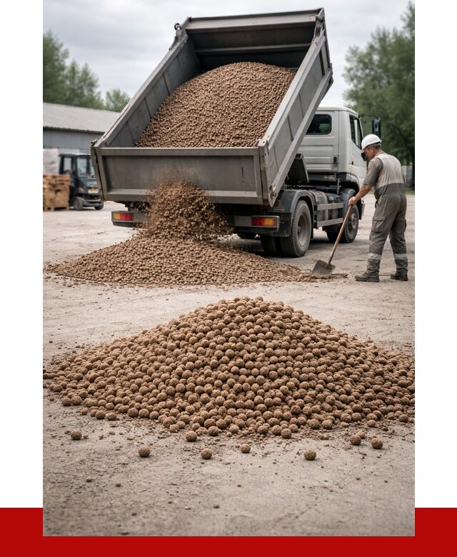 Керамзит с доставкой в Дальнегорске от 4328 р. за м3 | ПРОНЕРУДДль