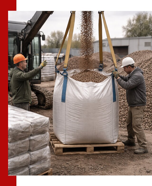 Керамзит в биг-бегах с доставкой в Дальнегорске