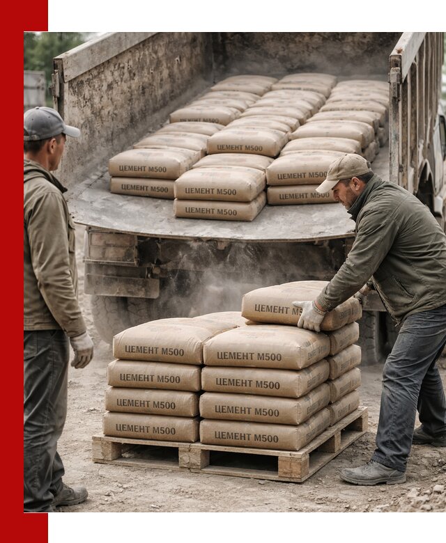 Цемент М500 с доставкой самосвалом в Дальнегорске