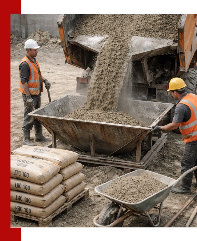 Доставка цементно-песчаной смеси М100 в Дальнегорске