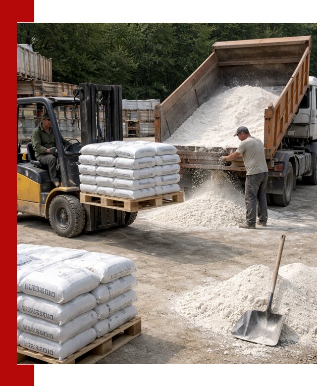 Доставка строительной извести оптом и в розницу в Дальнегорске