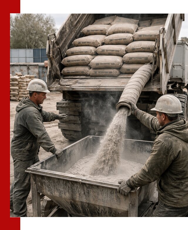 Доставка цемента М400 в Дальнегорске оптом и в розницу