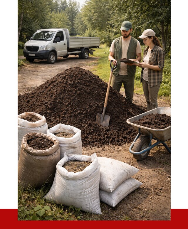 Купить грунт с доставкой в Дальнегорске от 4637 р. за м3 | ПРОНЕРУДДль