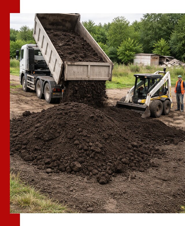 Поставка плодородной земли с доставкой самосвалом в Дальнегорске