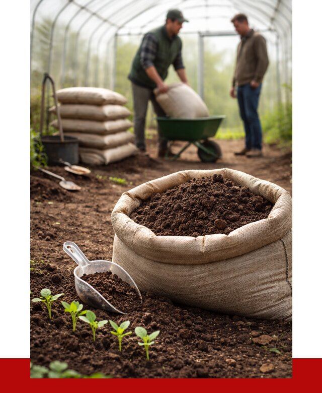 Грунт для теплицы в Дальнегорске с доставкой от 1546 р. | ПРОНЕРУДДль