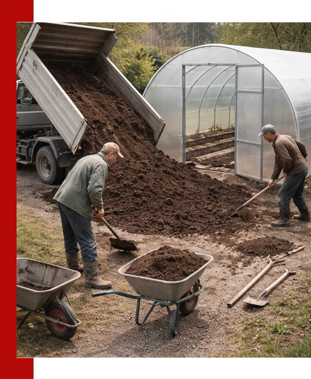 Грунт для теплицы с доставкой в Дальнегорске — плодородный субстрат под растения