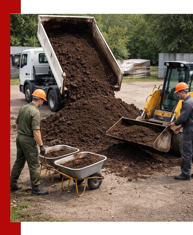 Доставка торфо-земляной смеси в Дальнегорске для огорода и ландшафта