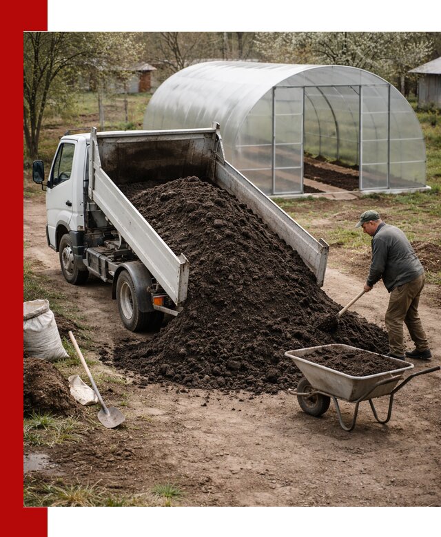 Чернозем для теплицы с доставкой в Дальнегорске