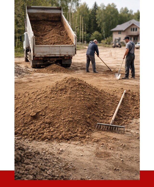 Суглинок для планировки в Дальнегорске с доставкой от 4328 р. | ПРОНЕРУДДль