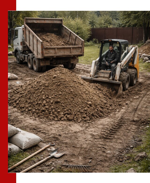 Суглинок для планировки участков в Дальнегорске с доставкой и выгрузкой