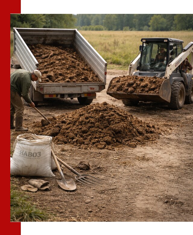 Доставка конского навоза в Дальнегорске с разгрузкой и доставкой на объект