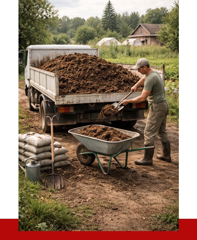 Купить коровий навоз с доставкой в Дальнегорске от 1855 р. | ПРОНЕРУДДль