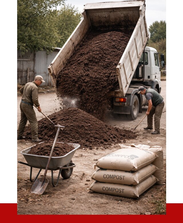 Купить компост в Дальнегорске от 4328 р. за куб с доставкой | ПРОНЕРУДДль
